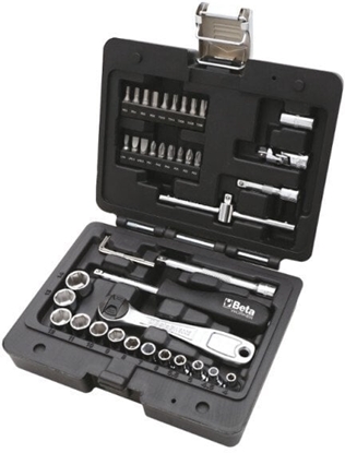 Picture of ZESTAW NASADEK 1/4' + BITY I AKCESORIA, 42 CZ.