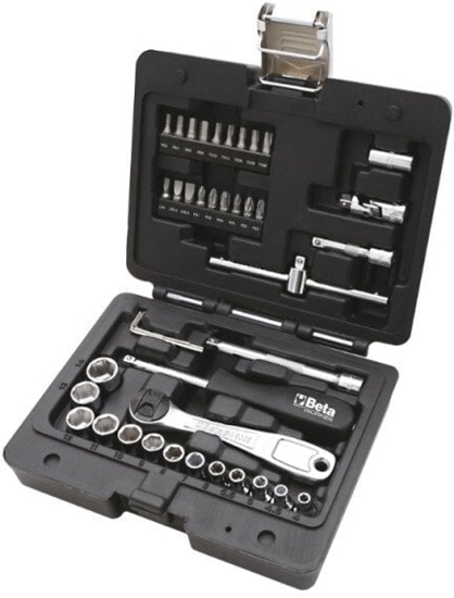 Picture of ZESTAW NASADEK 1/4' + BITY I AKCESORIA, 42 CZ.