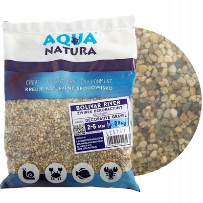 Picture of ZOOLOGIA Aqua Natura Rzeka Bolivar dekoracyjny wirek do akwarium, 2-5 mm, 0,8kg