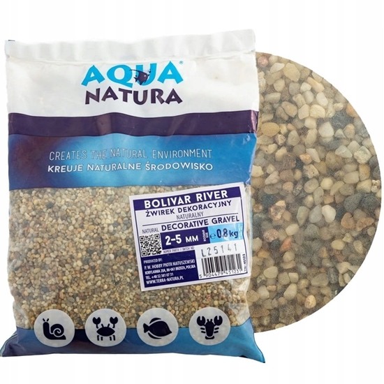 Picture of ZOOLOGIA Aqua Natura Rzeka Bolivar dekoracyjny wirek do akwarium, 2-5 mm, 0,8kg