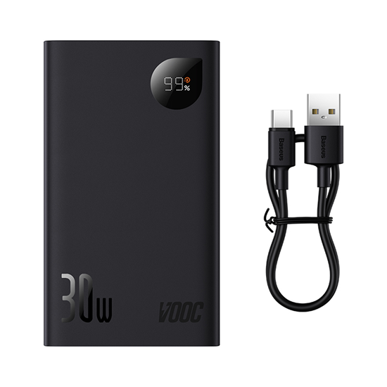 Picture of Baseus Baseus Adaman2 20000mAh 30W power bank 2x USB-A / USB-C PD / QC / SCP / Oppo Super VOOC - black