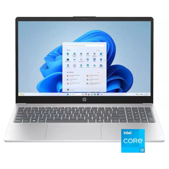 Picture of HP 15-fd0113dx 15.6'' HD i3-N305 8GB RAM 128GB UFS Win11H S Mode, Natural Silver