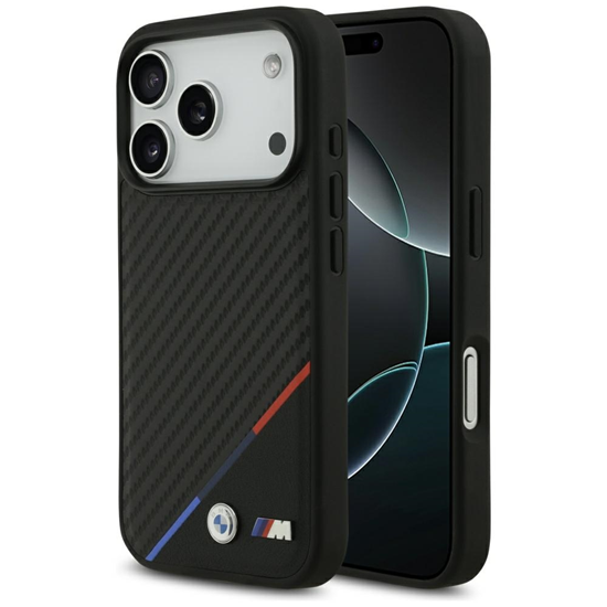 Picture of Case BMW M Carbon Tricolor Line MagSafe for iPhone