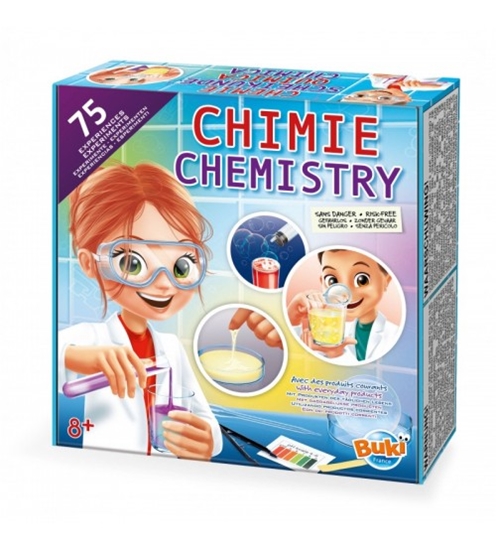 Picture of Eksperimentu komplekts ar 75 eksperimentiem ķīmijas apguvei, Buki 8+ 8363EU