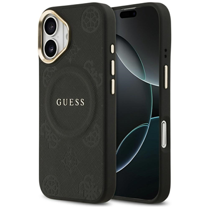 Изображение Guess Peony Hot Stamp MagSafe Case for iPhone 17 -