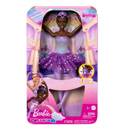 Picture of Lalka Barbie Mattel Baletnica Magiczne wiateka Brunetka HLC26