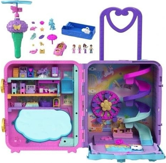 Picture of Mattel Polly Pocket. Zestaw Walizka wakacyjny kuror HKV43
