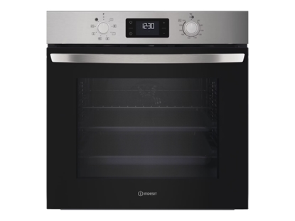 Attēls no INDESIT Oven | IO 255HU X | 71 L | Electric | Hydrolytic | Electronic | Height 59.5 cm | Width 59.5 cm | Stainless steel