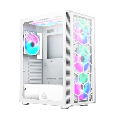 Picture of Case|MONTECH|X3 Glass|MidiTower|Case product features Transparent panel|Not included|ATX|MicroATX|MiniITX|Colour White|X3GLASS(W)
