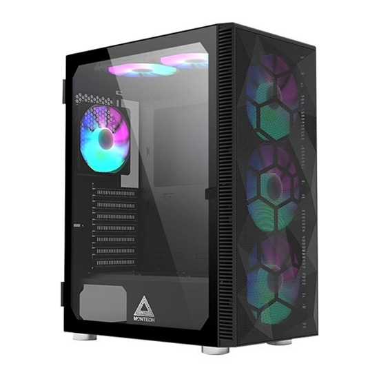 Picture of Case|MONTECH|X3 Mesh|MidiTower|Not included|Colour Black|X3MESH(B)