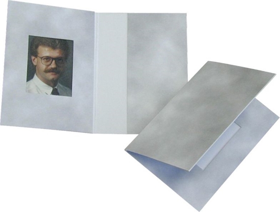 Picture of 1x100 Daiber Folders Passport Photograph, grey, 31x42 mm