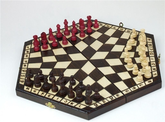 Picture of Abino Szachy drewniane 3 osobowe