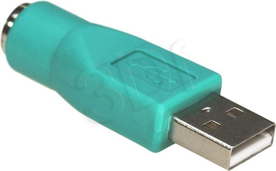 Picture of Adapter USB Akyga USB - PS/2 Zielony  (AK-AD-14)