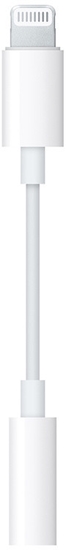 Picture of Adapteris Apple Lightning Male - 3.5mm Female White