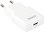 Picture of adowarka Deltaco USB-C wall charger 1x USB-C PD 30 W, slim size, supports PPS, white / USBC-AC156 / 1903268