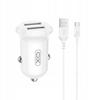 Picture of adowarka XO CC67 adowarka samochodowa 2xUSB 12W + kabel typu C CC67TYPEC (6975837583160)