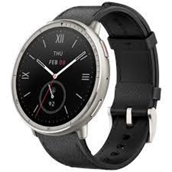 Picture of Amazfit Active 2  Silver  Black leather