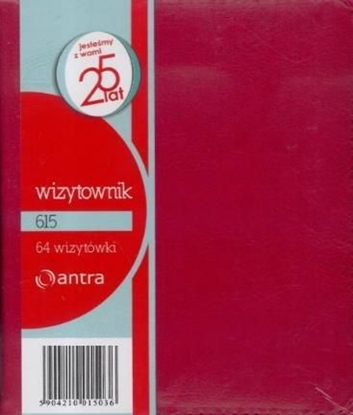 Picture of Antra Wizytownik 64 dwuklatkowy 615 czerwony ANTRA - 233384