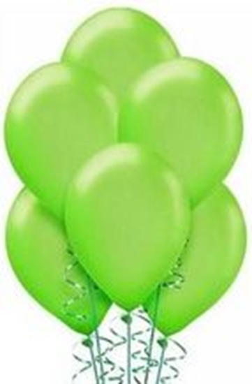 Изображение Arpex Balony metalizowane 10" jasnozielone