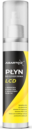 Изображение Asarto Pyn do czyszczenia LCD 125ml + ciereczka z mikrofibry (AS-AC106)