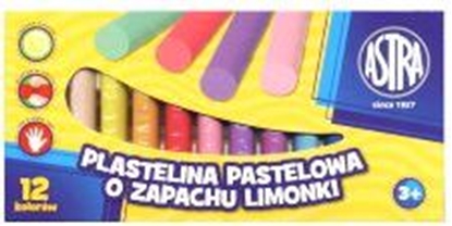 Picture of Astra Plastelina pastelowa 12 kolorów o zapachu limonki
