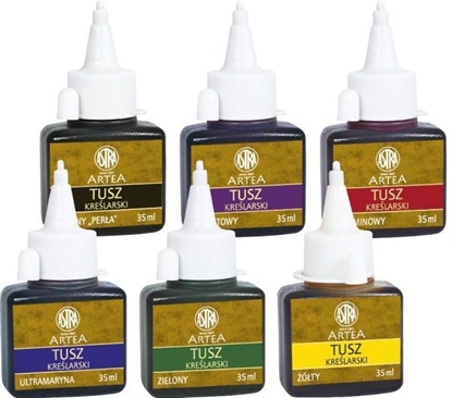 Picture of Astra Tusz krelarski 35 ml czarny pera (8szt) ASTRA - 242748