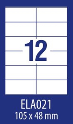 Picture of Avery Zweckform ETYK.ZF ECONOMY 105X48MM 021 100ARK ETYKIETA E100 ELA021 - ELA021