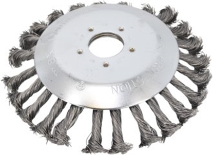 Attēls no AWTOOLS SZCZOTKA DO KOSY TARCZOWA DRUCIANA 150x25,4mm