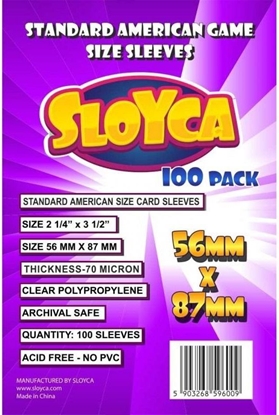 Attēls no Baldar Koszulki Standard American 56x87mm (100szt) SLOYCA