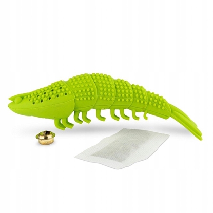 Attēls no Barry King Zabawka, dla kota, krewetka, gumowa, 16 cm, do czyszczenia zebów, z kocimietka