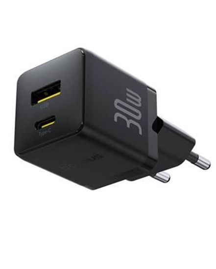 Picture of Baseus Palm Fast Charger USB-A + USB-C 30W Black