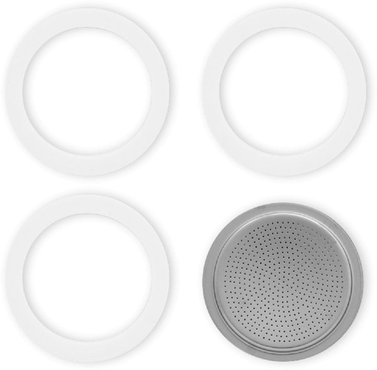 Picture of Bialetti 0800135, Coffee filter, Bialetti, Moka Express, Fiammetta, Break, Dama, Moka Timer, Rainbow