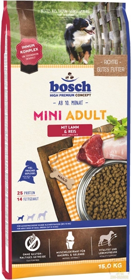 Picture of Bosch Mini Adult Lamb Rice 15kg