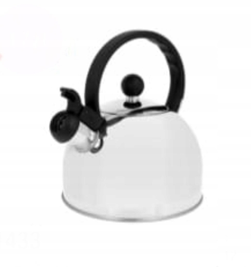 Picture of Brunbeste Czajnik stainless steel z gwizdkiem na gaz i indukcj 2L srebrny BB-1433