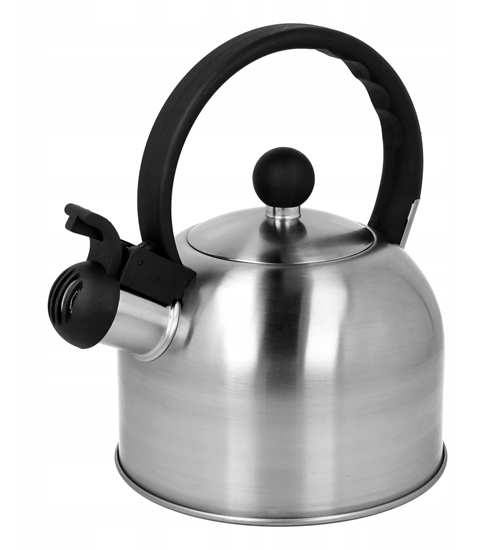 Picture of Brunbeste Czajnik stalowy z gwizdkiem na gaz indukcja may 1.5L srebrny BB-2399