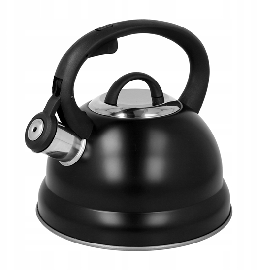 Picture of Brunbeste Czajnik stalowy z gwizdkiem tradycyjny indukcyjny czarny 2.5L