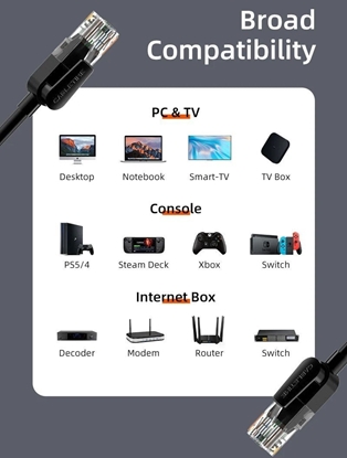 Picture of Cabletime Kabel Cat6 UTP 25m czarny