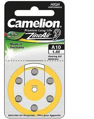Picture of Camelion | A10/DA10/ZL10 | Zinc air cells | 6 pc(s)