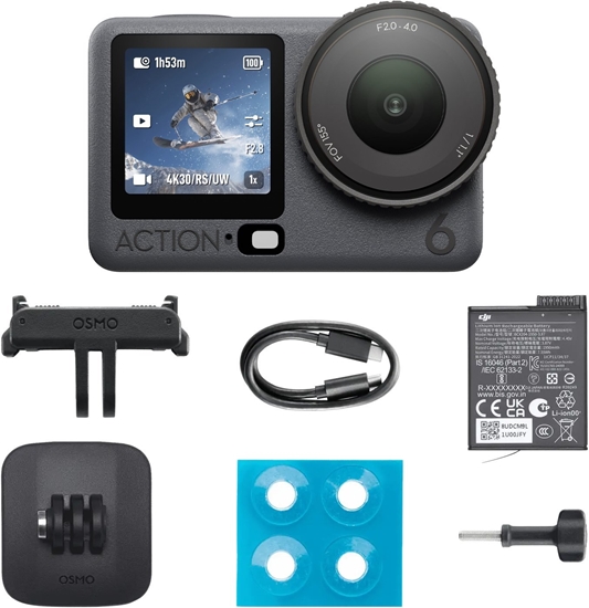 Picture of CAMERA OSMO ACTION 6 STANDARD/COMBO CP.OS.00000505 DJI