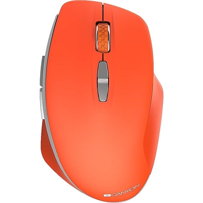 Attēls no Canyon 2.4 GHz Wireless mouse with 7 buttons DPI 800/1200 Red
