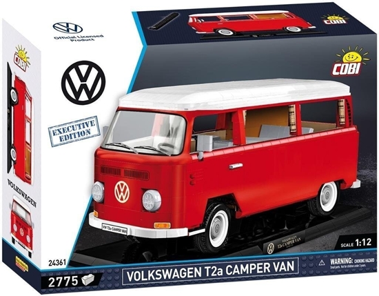 Picture of Cars Scale 1:12 Volkswagen T2a Camper Van Executive Edition (COBI-24361)