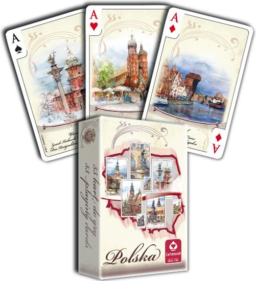 Picture of Cartamundi Karty Akwarele - Polska 55l. (1289000354)