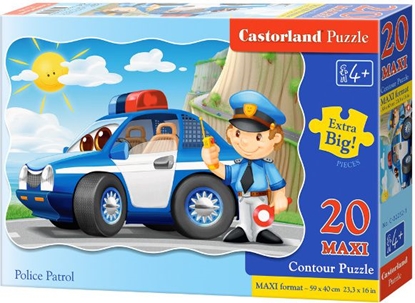 Picture of Castorland CASTOR 20 EL. MAXI Patrol policyjny - 02252