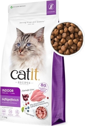 Picture of Catit Sucha karma dla kota Recipies Indoor Adult z drobiem 2kg