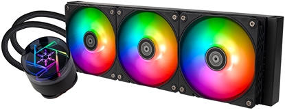 Изображение Chodzenie wodne SilverStone NovaPeak 360 ARGB Procesor Zestaw do chodzenia pynami 12 cm Czarny 1 szt.