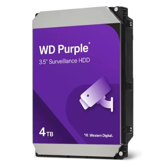 Изображение Cietais disks WD Purple 4TB 3.5" SATA III WD44PURZ