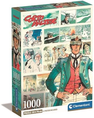 Изображение Clementoni Puzzle Compact 1000 elementów - Corto Maltese