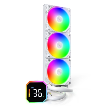 Picture of CPU COOLER MULTI SOCKET WHITE/HYPERFLOW DIGITAL 360 MONTECH