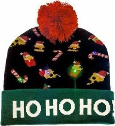 Picture of Czapka chopica LED. Ho ho ho