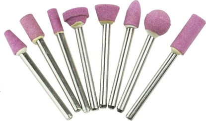 Attēls no Dedra Kamienie szlifierskie precyzyjne, zestaw 8szt